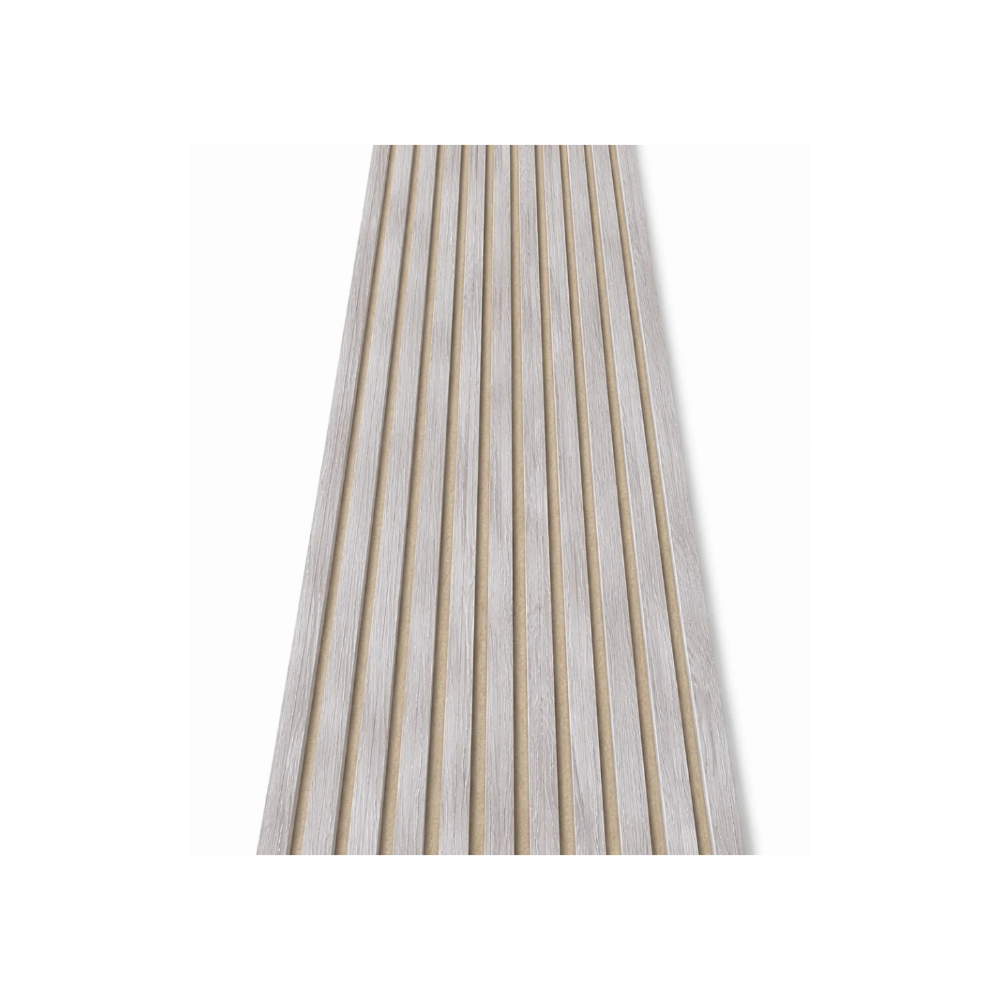 Premium Akustikpaneel Natur Hellgrau – Beiger Filz | 270 × 60