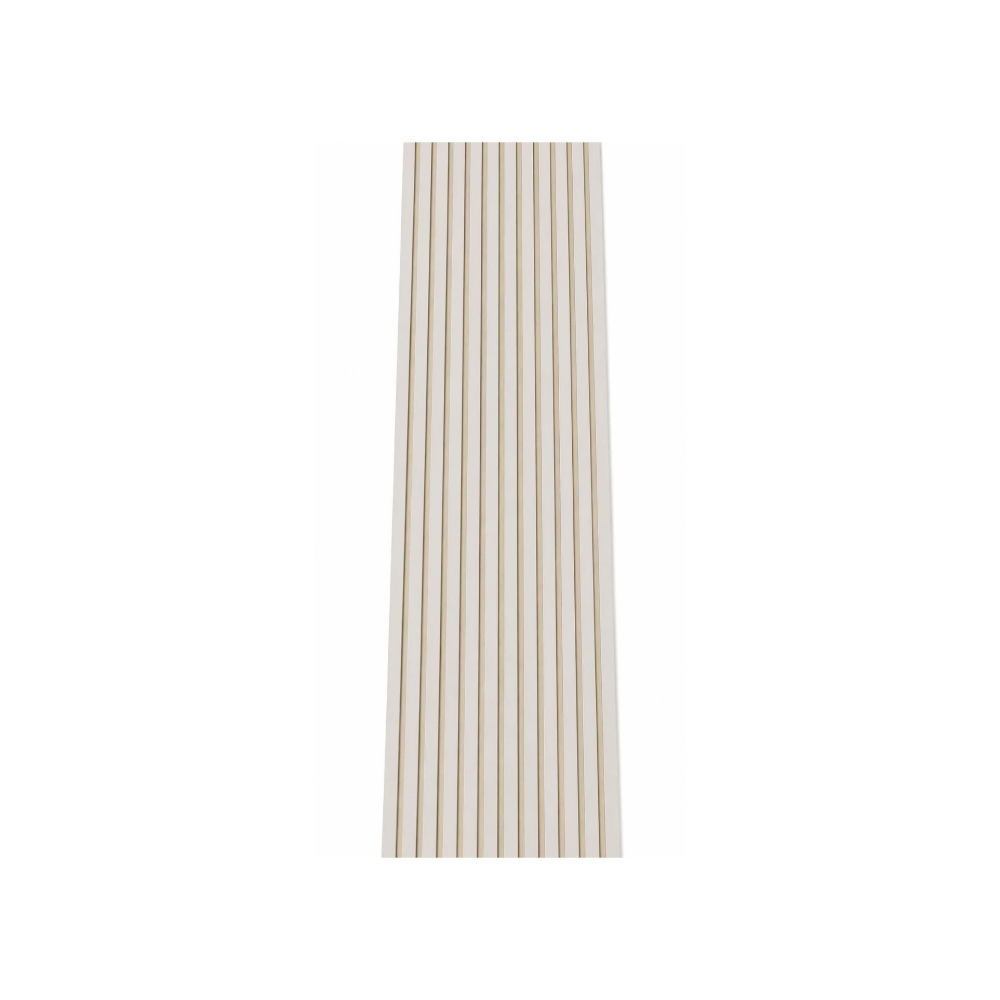 Premium Akustikpaneel Cremeweiß – Beiger Filz | 270 × 60