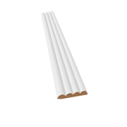 MDF Wandpaneel Vina Weiß Lamellenoptik 16 x 124 mm 280 cm 1