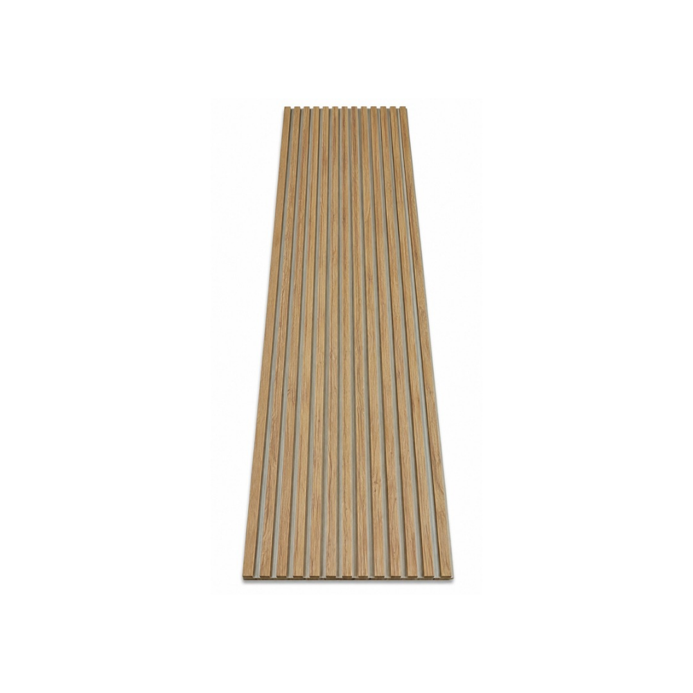 Premium Akustikpaneel Sonoma Oak – Grauer Filz | 270 × 60