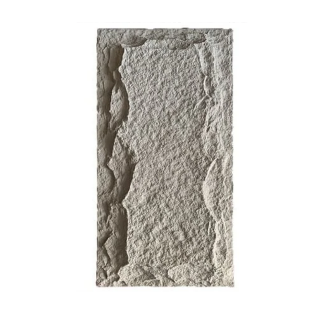 Rock Wandpaneel Hellgrau Steinoptik 60 x 120 cm 6 cm 2