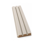 MDF Wandpaneel Nevada Sandbeige Lamellenoptik 18 x 124 mm 280 cm 1