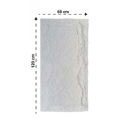 Rock Wandpaneel Weiß Steinoptik 60 x 120 cm 6 cm 4