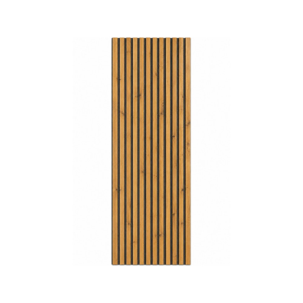 Premium Akustikpaneel Royal Oak – Schwarzer Filz | 270 × 60