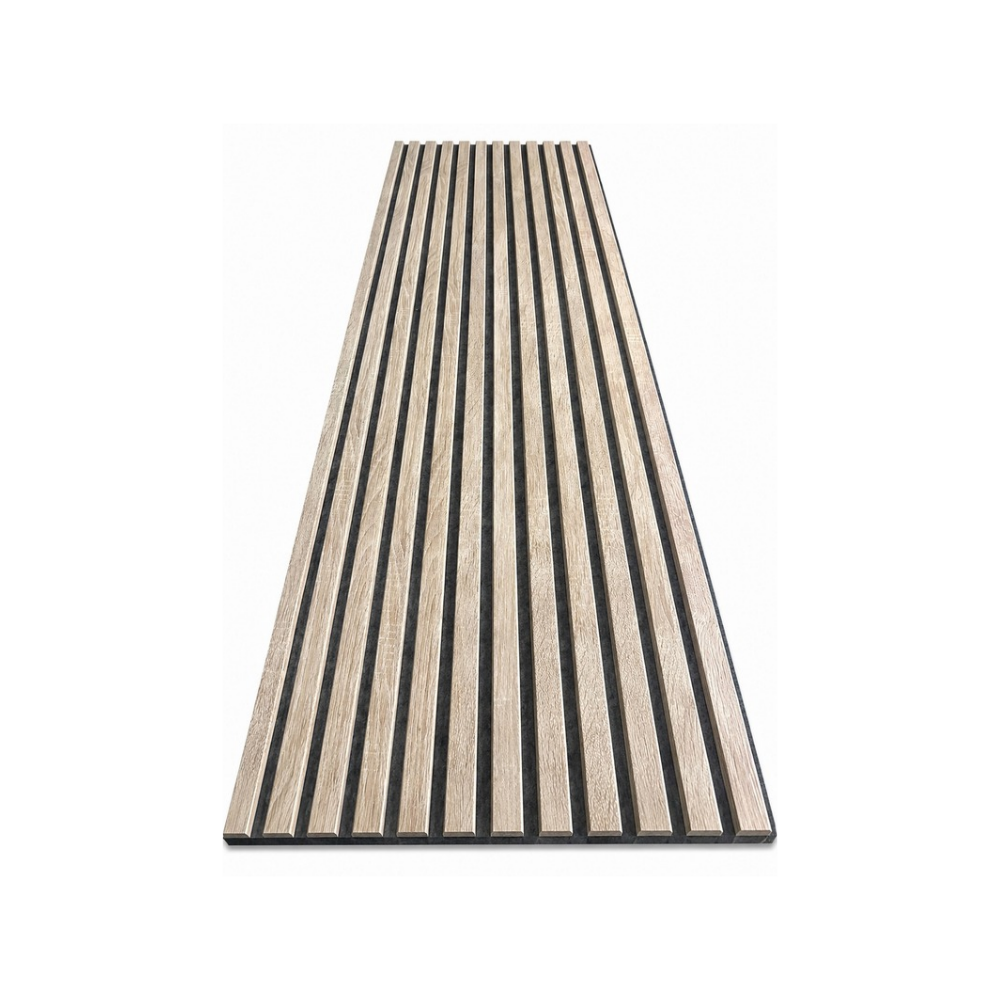Premium Akustikpaneel Natura Oak – Schwarzer Filz | 270 × 60