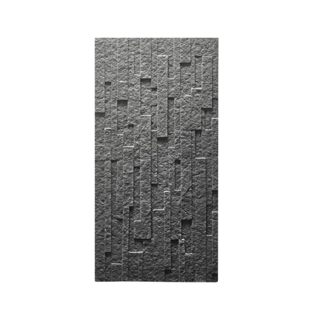 Rock Wandpaneel Kapadokya Anthrazit Schichtsteinoptik 60 x 120 cm 4 cm 1