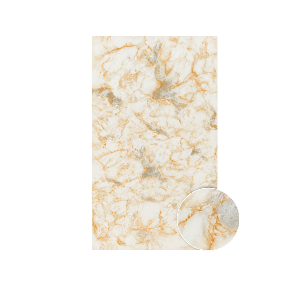 PVC-Wandpaneel - Beige Kupfer Marmor - Marmoroptik - 122 × 260 cm - 1029 1