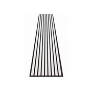 Premium Akustikpaneel White Moon – Schwarzer Filz | 270 × 60 cm