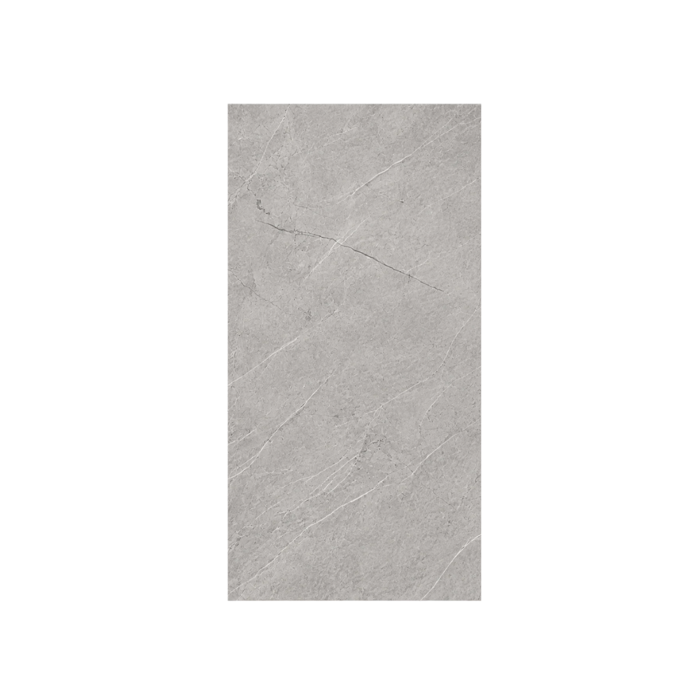 PVC-Wandpaneel - Silber Grau Marmor - Marmoroptik - 122 × 260 cm - 1040 1