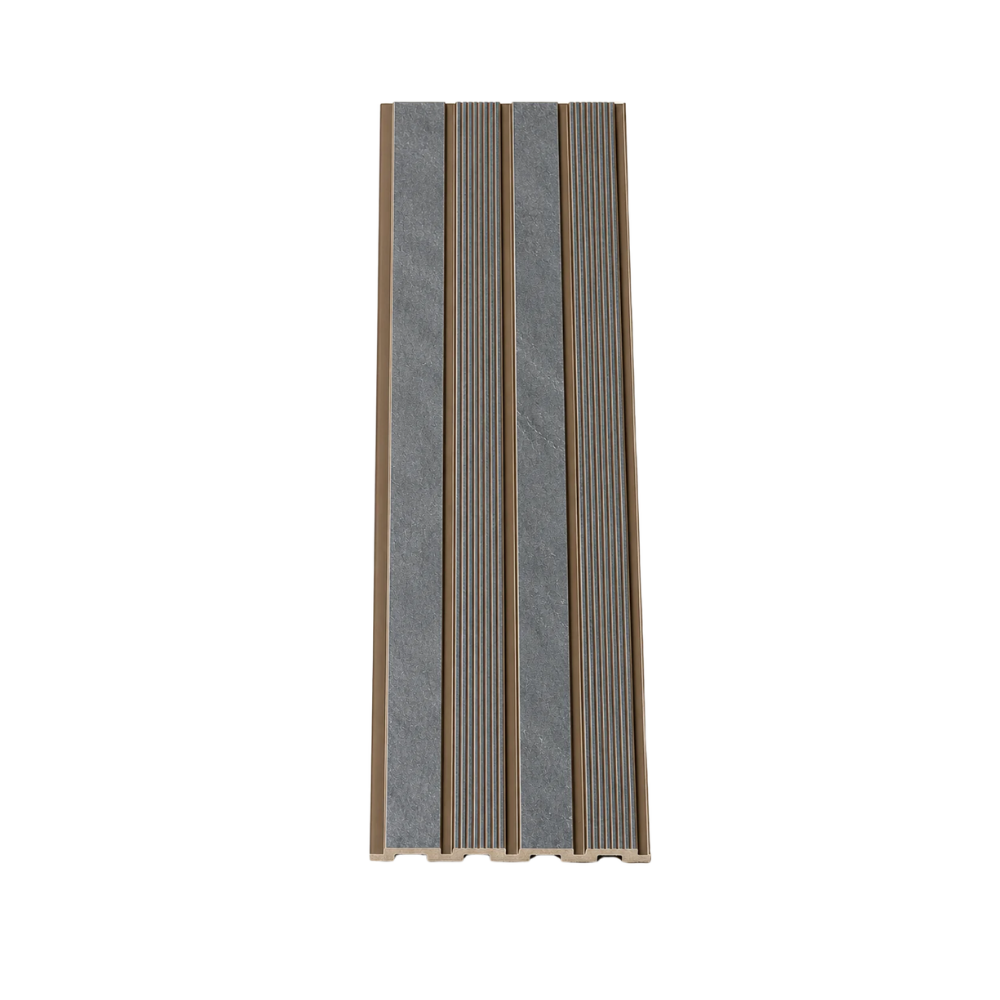 PS Wandpaneel Grau Bronze Lamelle 275 cm x 12 cm - AM1302-68