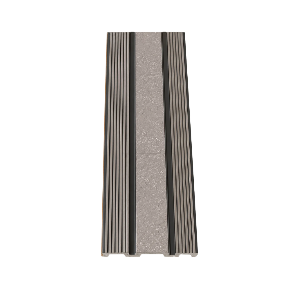PS Wandpaneel Graphit Steinlamelle 275 cm x 12 cm - AM1302-40