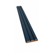 MDF Wandpaneel Nevada Marineblau Lamellenoptik 18 x 124 mm 280 cm 1
