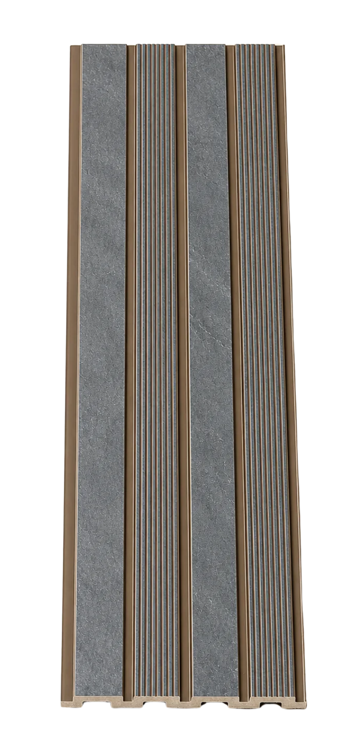 PS Wandpaneel Grau Bronze Lamelle 275 cm x 12 cm - AM1302-68