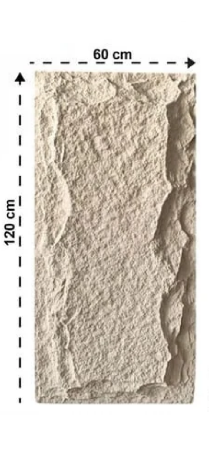 Rock Wandpaneel Sandstone Sandsteinoptik 60 x 120 cm 6 cm 5
