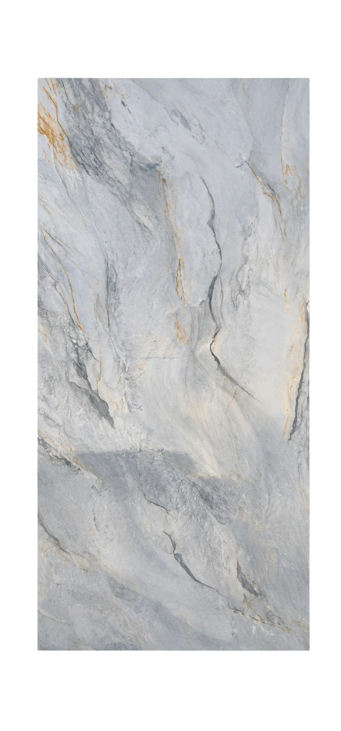 PVC-Wandpaneel - Calacatta Grau Gold - Marmoroptik - 122 × 260 cm - 1039