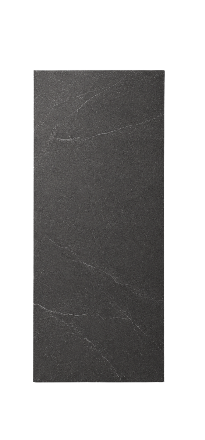 PVC-Wandpaneel - Anthrazit Schiefergrau - Marmoroptik - 122 × 260 cm - 1033