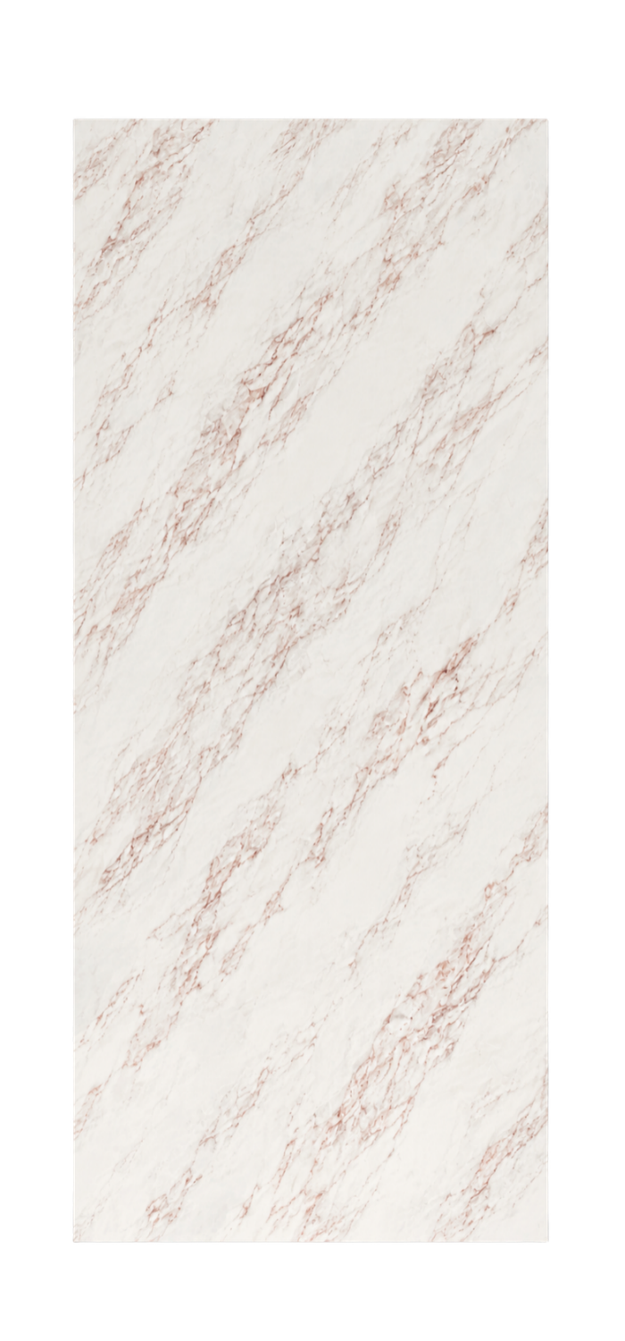 PVC-Wandpaneel - Weiß Roségold - Marmoroptik - 122 × 260 cm - 1022 1