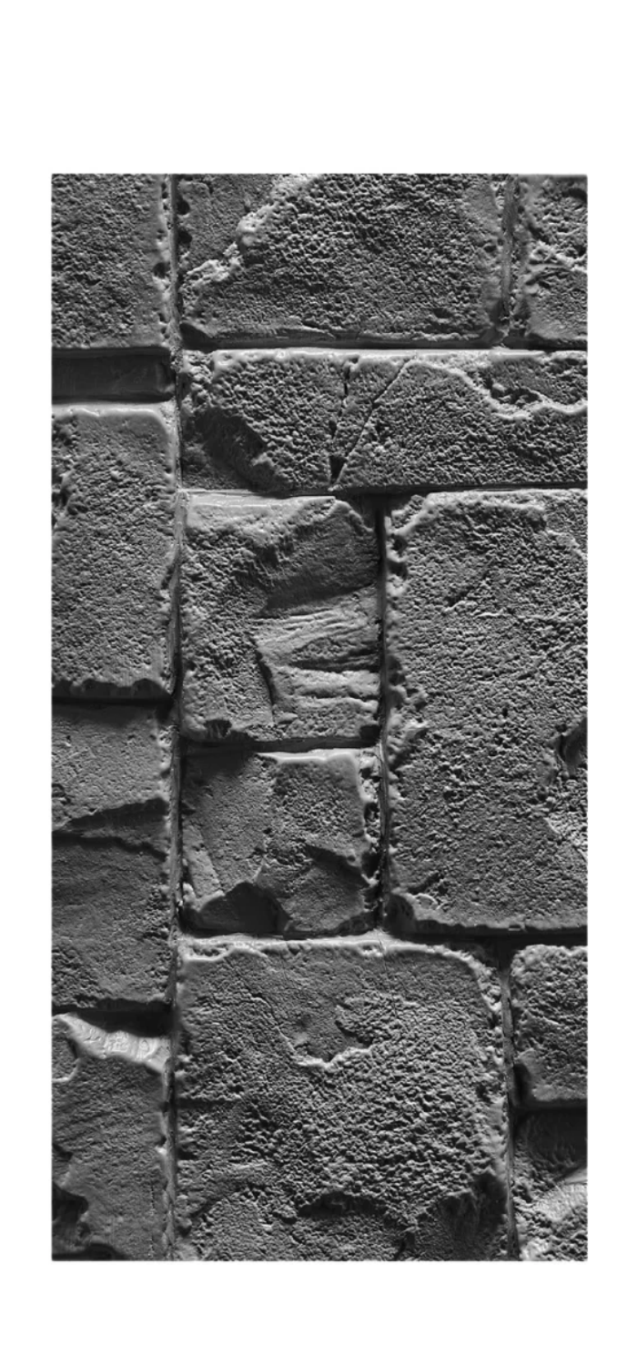 Rock Wandpaneel Mauersteinoptik Anthrazit 60 x 120 cm 4 cm 1