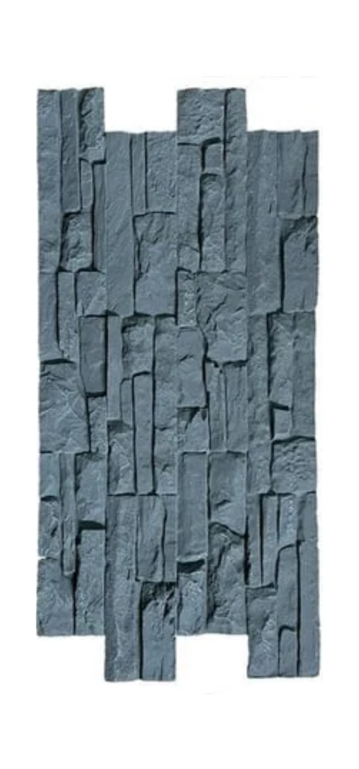 Rock Wandpaneel Schieferoptik 60 x 120 cm 6 cm 1