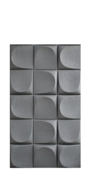 Rock Wandpaneel Opal Dark 3D Reliefoptik 60 x 120 cm 6 cm 1