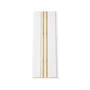 PS Wandpaneel Weiß Goldlinie 275 cm x 12 cm - AM1202-43