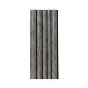 PS Wandpaneel Anthrazit Gold Wellenprofil 275 cm x 12 cm - AM2201-1 1