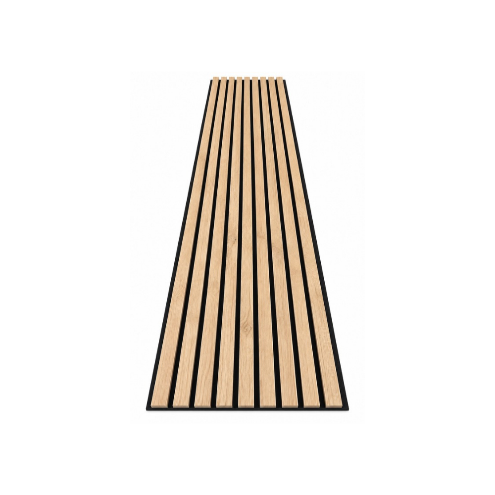 Premium Akustikpaneel Natura Oak – Schwarzer Filz | 270 × 60