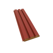 MDF Wandpaneel Nevada Terrakotta Lamellenoptik 18 x 124 mm 280 cm 1