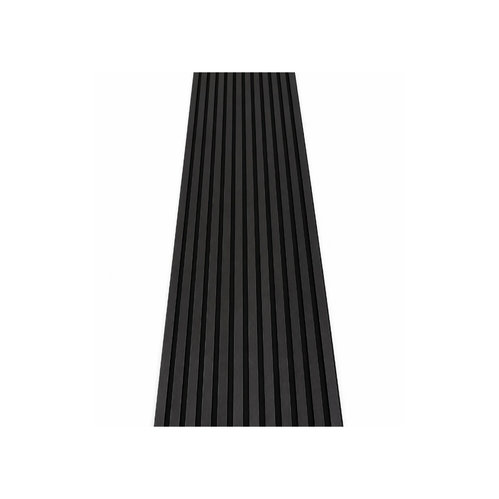 Premium Akustikpaneel Black Moon – Schwarz | Schwarzer Filz | 270 × 60