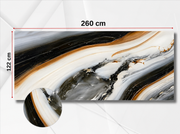 PVC-Wandpaneel - Rauchgrau Kupfer - Marmoroptik - 122 × 244 cm - 1019