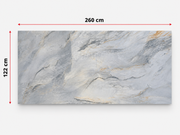 PVC-Wandpaneel - Calacatta Grau Gold - Marmoroptik - 122 × 260 cm - 1039