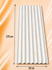 PS Wandpaneel Mint Wellenoptik 275 cm x 20 cm - AM2010-1