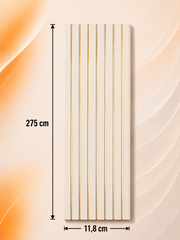 PS Wandpaneel Dunkelanthrazit Linienoptik 275 cm x 11,8 cm - AM1181-11