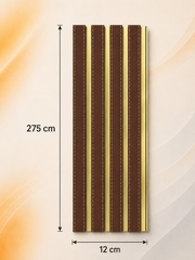 PS Wandpaneel Roségold Linie 275 cm x 12 cm - AM1315-26
