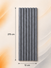 PS Wandpaneel Weiß Champagner Linie 275 cm x 12 cm - AM1316-25
