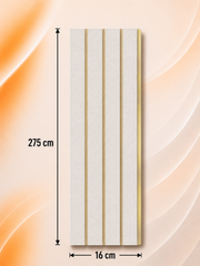 PS Wandpaneel Hellgrau Breite Lamelle 275 cm x 16 cm - AM4301-5