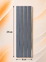 PS Wandpaneel Dunkelgrau Breite Lamelle 275 cm x 16 cm - AM4301-6