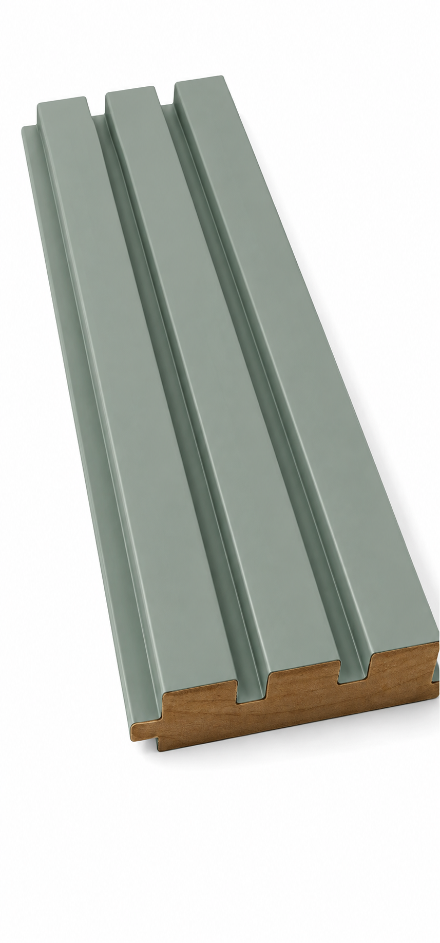 MDF Wandpaneel Nevada Wassergrün Lamellenoptik 18 x 124 mm 280 cm