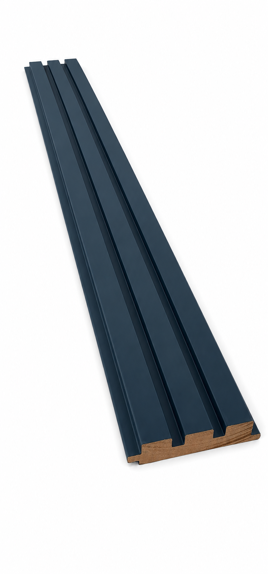 MDF Wandpaneel Nevada Marineblau Lamellenoptik 18 x 124 mm 280 cm