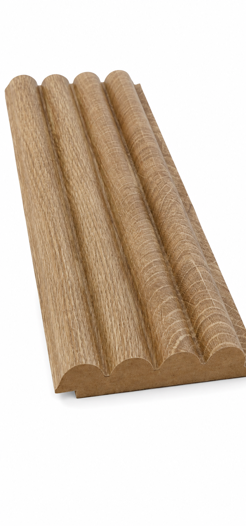 MDF Wandpaneel Vina Honigteak Lamellenoptik 16 x 124 mm 280 cm