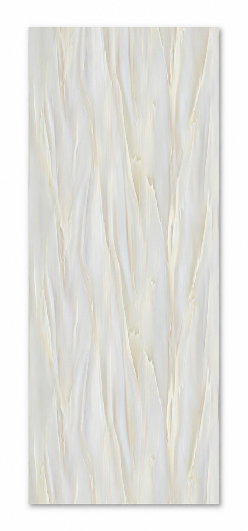 PVC-Wandpaneel - Perlmutt Elfenbein Onyx - Marmoroptik - 122 × 260 cm - 1035