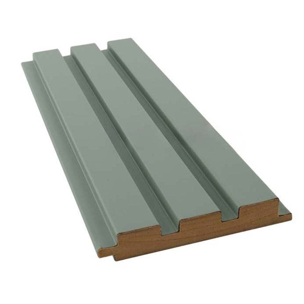 MDF Wandpaneel Nevada Wassergrün Lamellenoptik 18 x 124 mm 280 cm