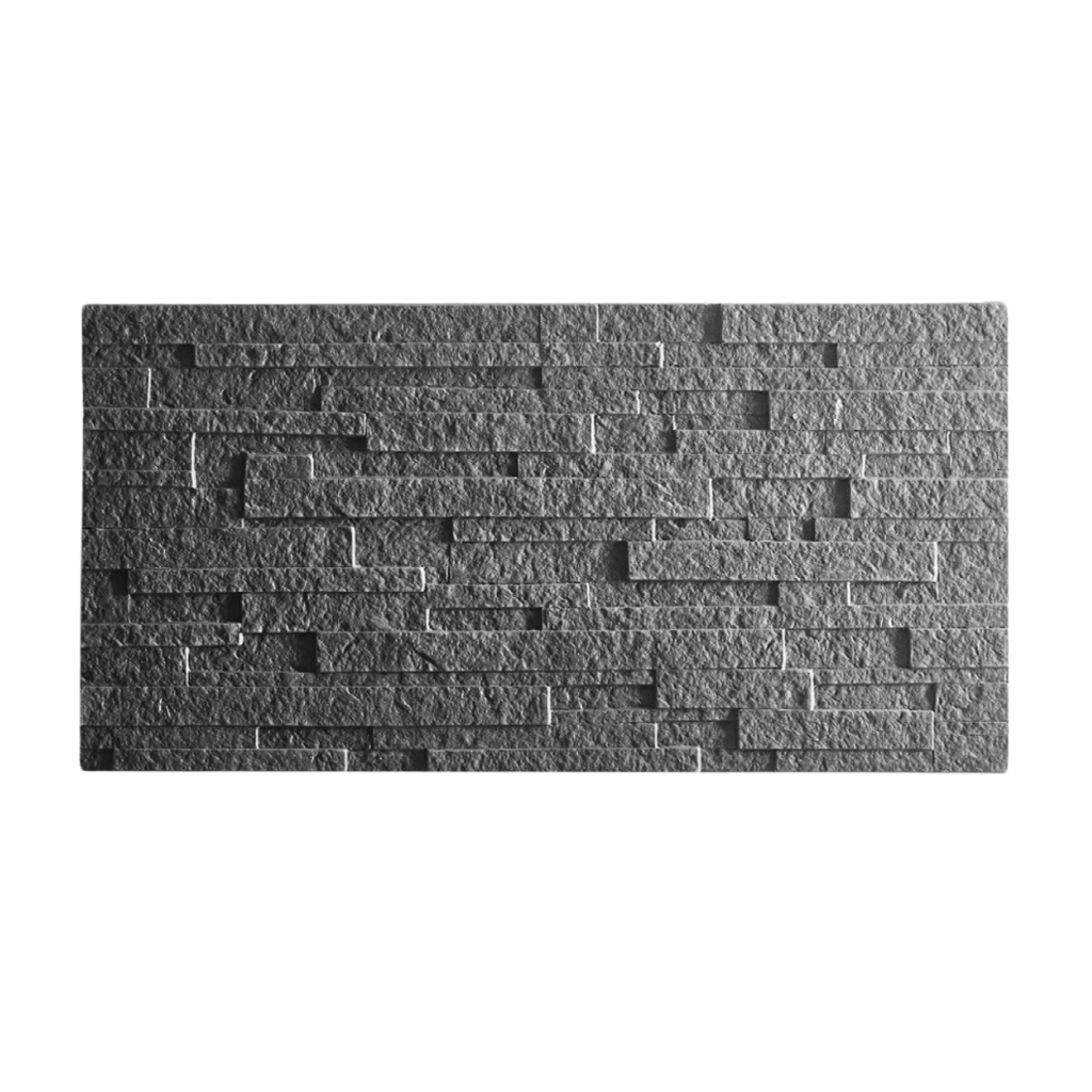 Rock Wandpaneel Kapadokya Anthrazit Schichtsteinoptik 60 x 120 cm 4 cm 1